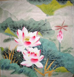 Lotus - peinture chinoise