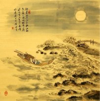 Memancing Man-Chinese Painting