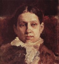 Porträt von Vera Repina 1881