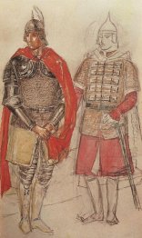 Costume Design For The Tragedy Of Pushkin S Boris Godunov 1923