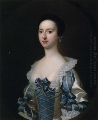 Anne Bateman Più tardi l\'onorevole John Gisbourne 1755