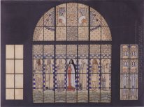 Church Am Steinhof Design For The East Side Windows 1905