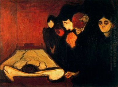O leito de morte por febre 1893