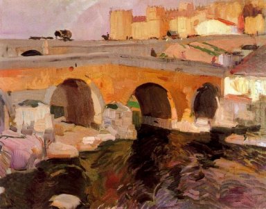 A ponte velha de Avila 1910