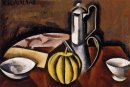 Still Life with Coffee Pot y Melon