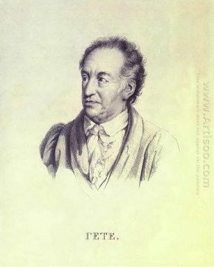 Portrait de Johann Wolfgang von Goethe 1823