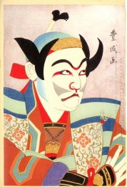 Ichikawa Ennosuke II as Hayami-no-Tota