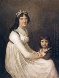 Portrait Of A Woman With Her Child