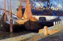 Boote im Sonnenlicht 1907