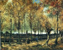 Lane With Poplars Near Nuenen 1885