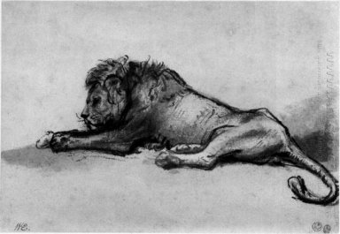 Lion Reposant 1652 1