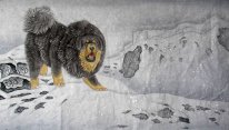 Dog - Chinese Painting