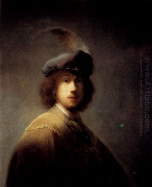 Självporträtt i en Plumed Hat 1629