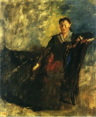 Mulher assentada em um canapé 1872