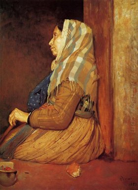 a roman beggar woman 1857