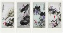 Oiseaux et fleurs - FourInOne - Peinture chinoise