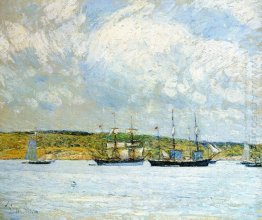 A Parade Of Boats 1895