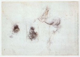 Studies Of Leda And A Horse