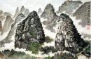 Pegunungan Dengan Awan - Lukisan Cina