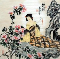 Beautiful Lady-Chinese Painting