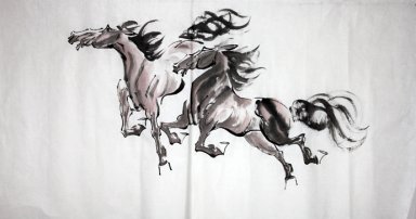 Horse - Peinture chinoise