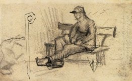 Man On A Bench 1886