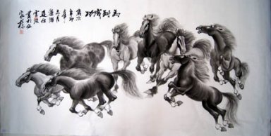 Horse - Peinture chinoise