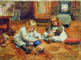 Children Playing In The Workshop