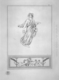 Bacchante Bearing A Plate And A Bucket