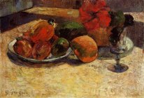 still life with mangoes and hibiscus 1887