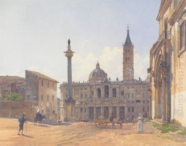 De Basiliek van Santa Maria Maggiore In Rome 1837