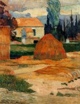 Landschaft in der Nähe von Arles 1888