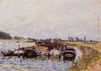 barge garage at saint mammes 1885