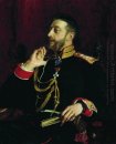 Portret van Dichter grootvorst Konstantin Konstantinovich Romano