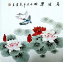 Lotus & Birds - Pittura cinese