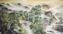 Un petit village - Peinture chinoise