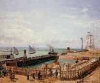 der Steg Le Havre Flut Morgensonne 1903