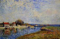 the dam loing canal at saint mammes 1884