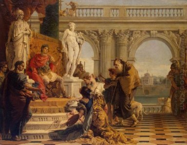 Maecenas apresentar o Liberal Arts ao imperador Augustus 1743