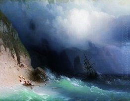 The Shipwreck Near Rocks 1870