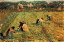 Los agricultores en el trabajo Risaiole 1908