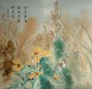 Pájaros y flores - Pintura china