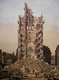 Ruins Of Dresden S Kreuzkirche 1765