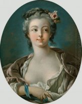 Young Woman With Flowers In Her Hair Wrongly Called Portrait Of