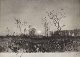 Landscape With Moon