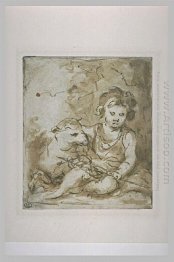 St John The Baptist With A Lamb 1670