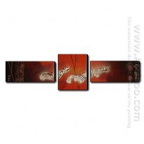 Hand-painted Oil Painting Abstract Landscape - Set of 3