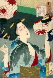 The Appearance Of A Kyoto Waitress In The Meiji Era