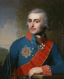 Portrait Of General Adjutant Count Pyotr Tolstoy 1799