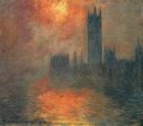 Britisches Parlament Sunset